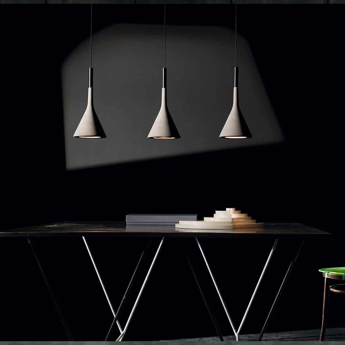 FOSCARINI Aplomb Grey Pendant ペンダントライト フォスカリーニ 正規取扱 – D9 STUDIO