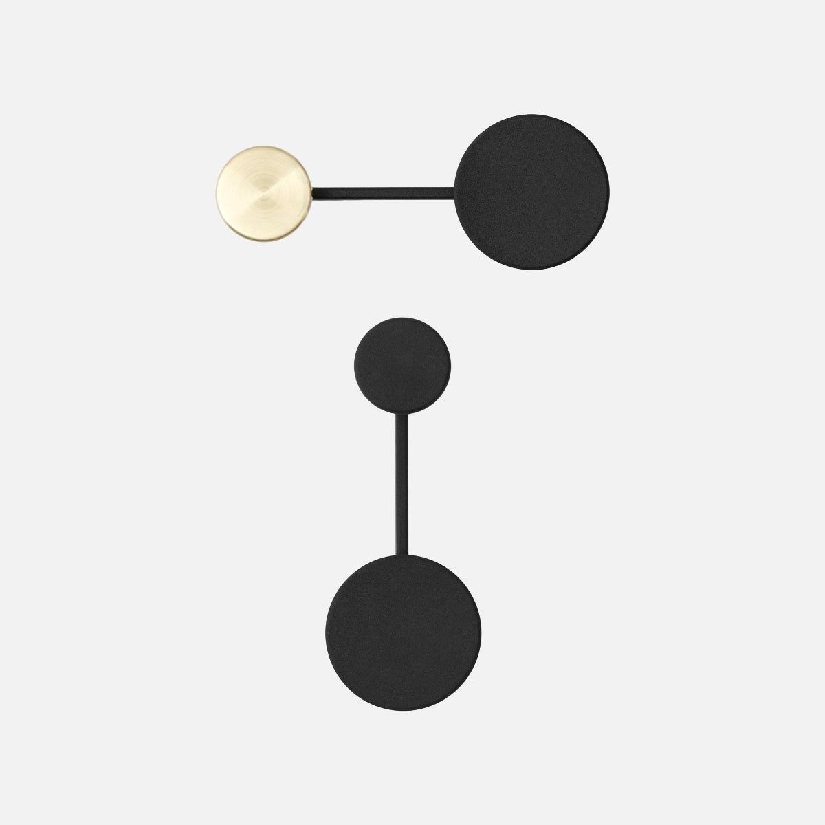 Audo Afteroom Coat Hanger S Black Brass