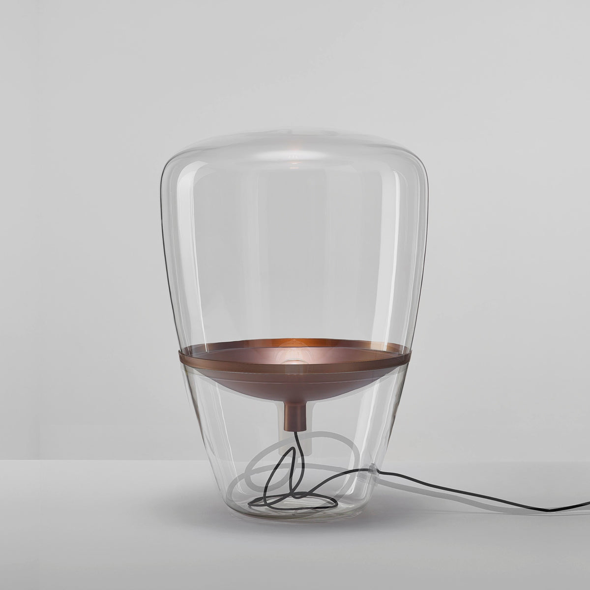 BROKIS Balloons Table Light Clear Rosegold  (M size)