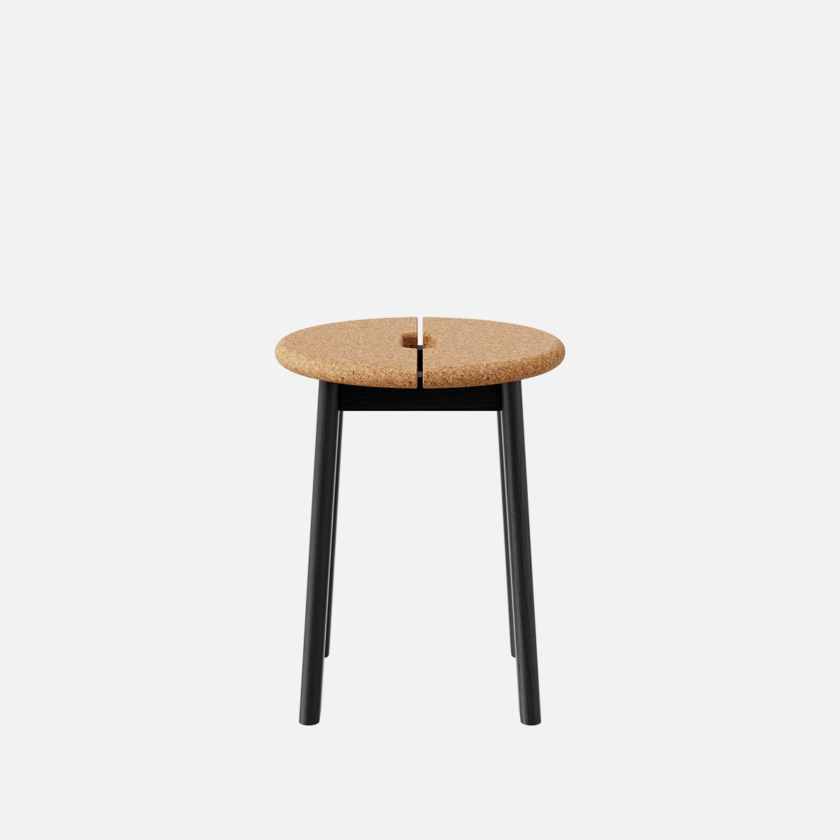 esaila Bravo Stool Black Ash Cork