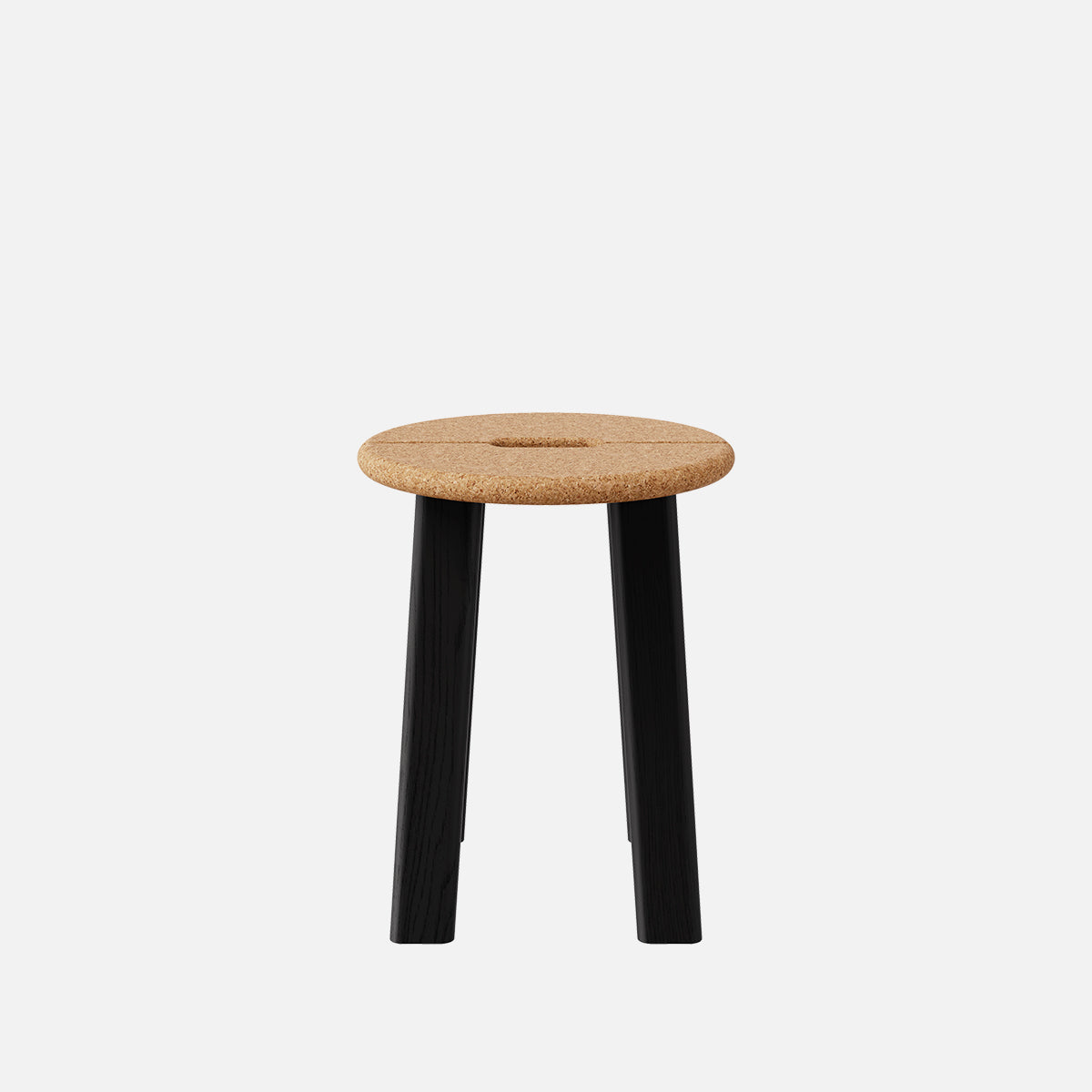 esaila Bravo Stool Black Ash Cork