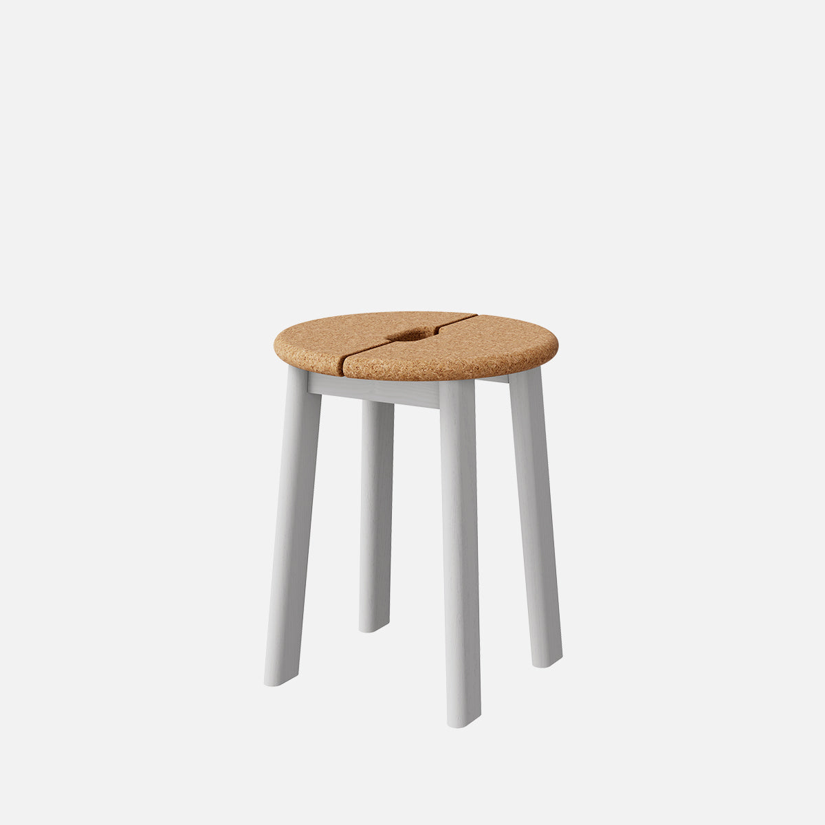 esaila Bravo Stool Grey Ash Cork
