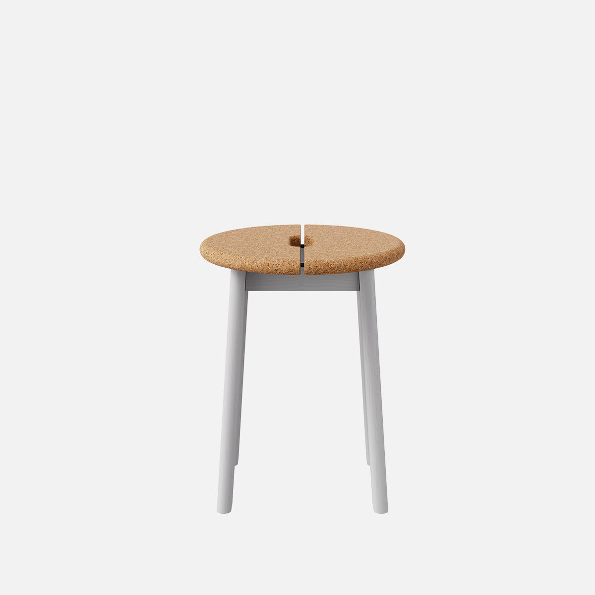 esaila Bravo Stool Grey Ash Cork