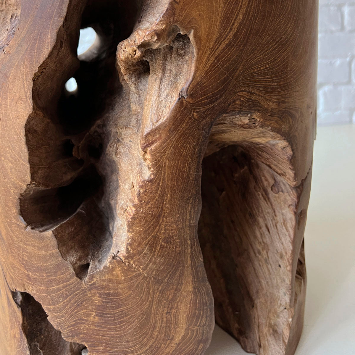 Log Side Stool 2025 #C