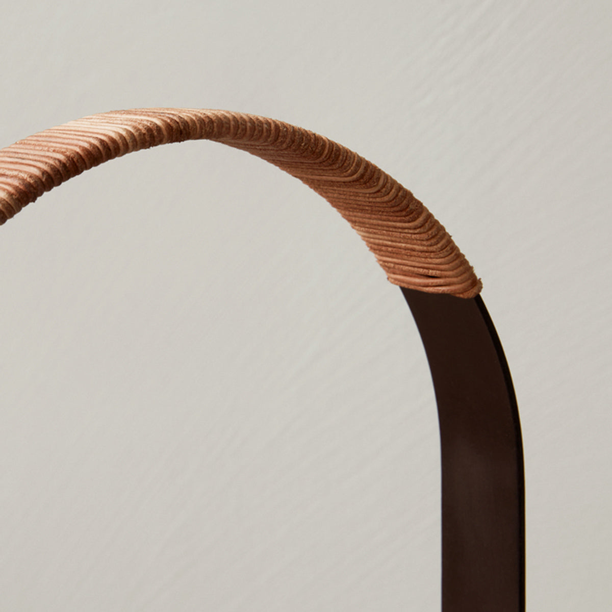 Audo Carrie LED Lamp Bronzed Brass Leather