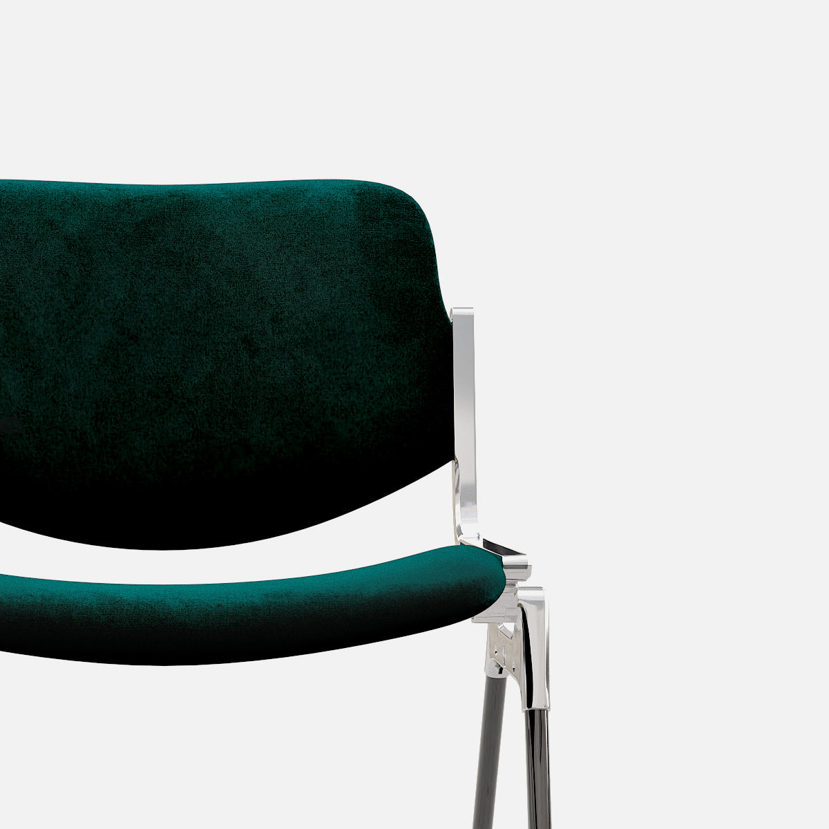 Anonima Castelli DSC106S Chair Velvet Dark teal