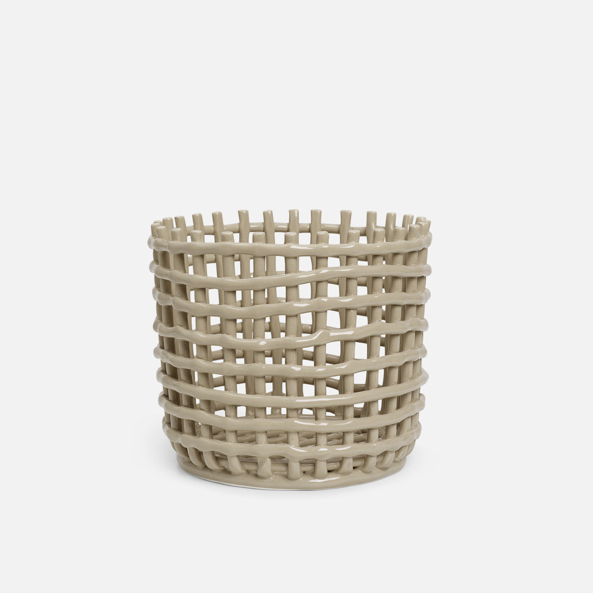 ferm Living Ceramic Basket L Cashmere