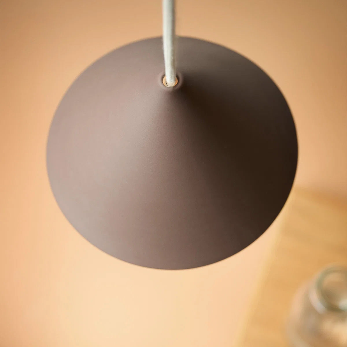 MOEBE Ceramic Cone Pendant Amber Brown