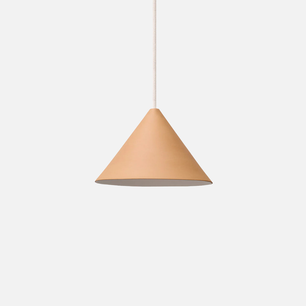 MOEBE Ceramic Cone Pendant Light Ocher