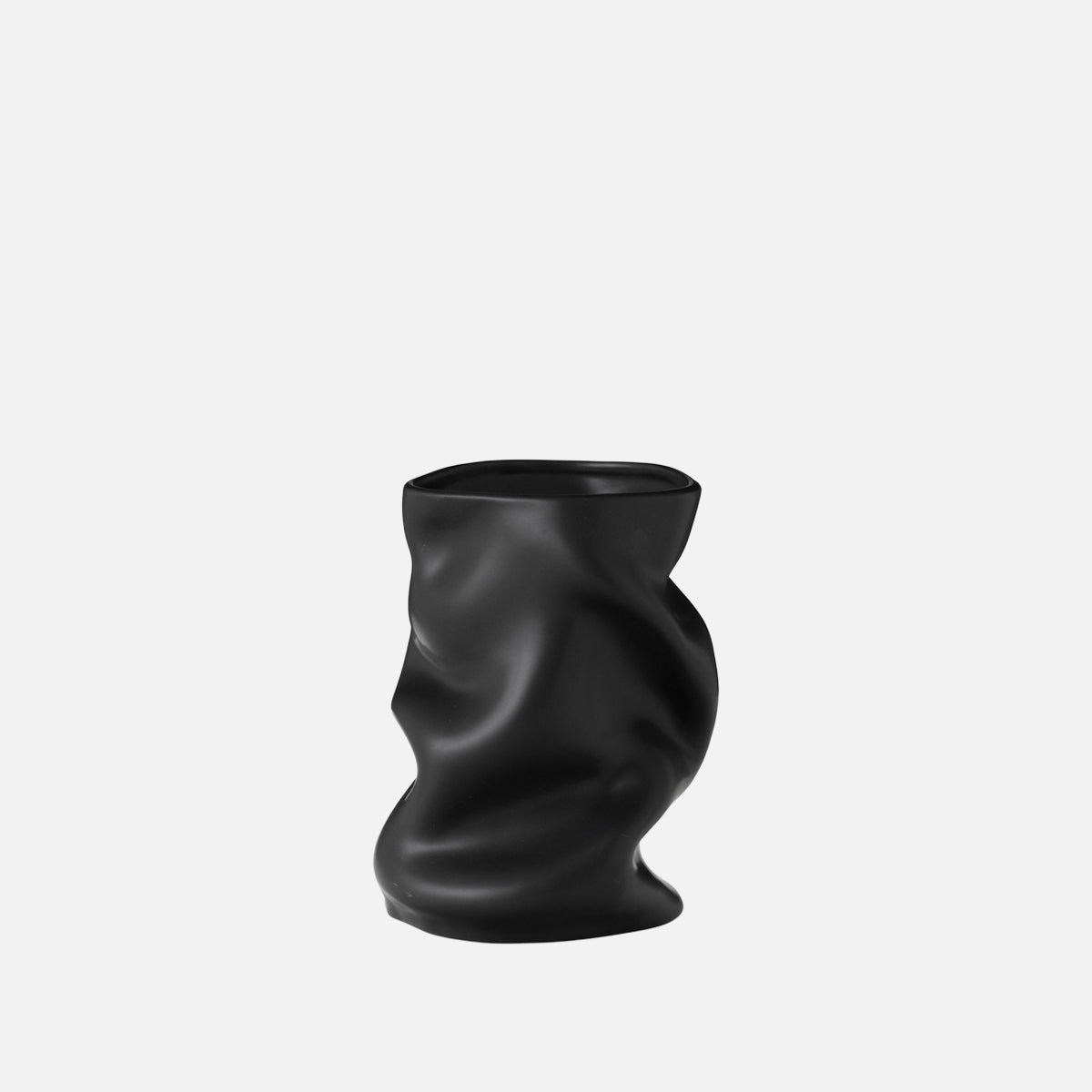 Audo Collapse Vase H20 Black
