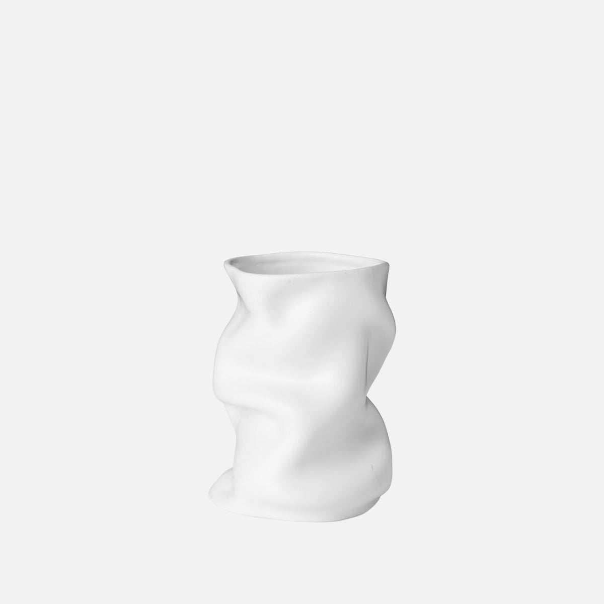 Audo Collapse Vase H20 White