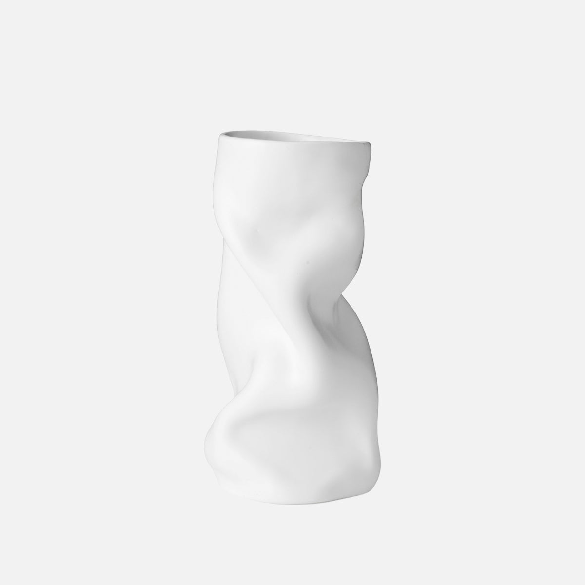 Audo Collapse Vase H30 White