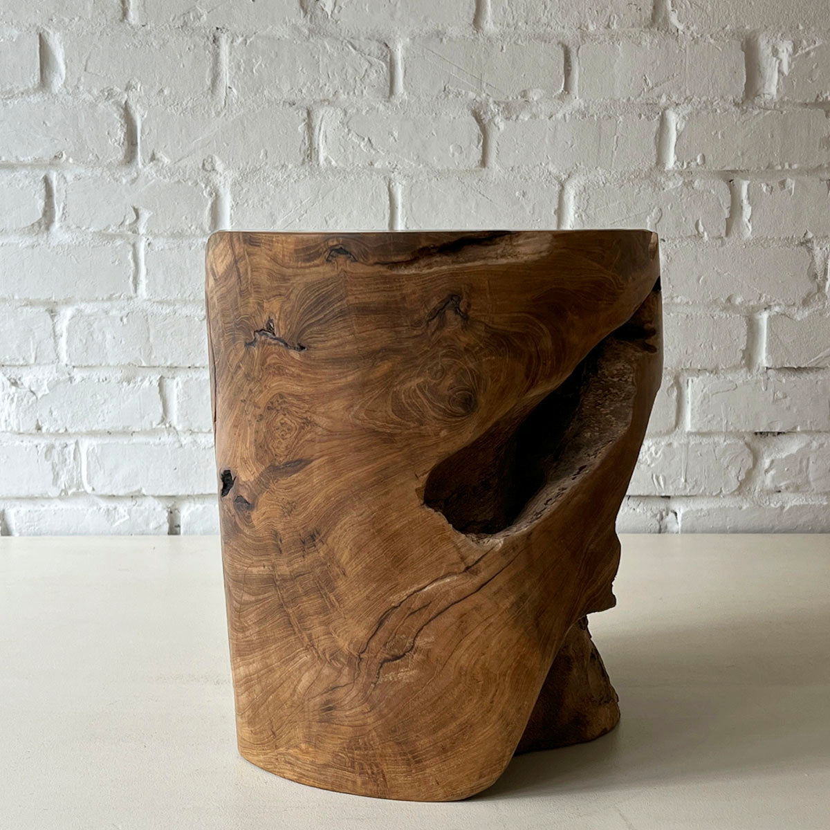 Log Side Stool 2025 #D