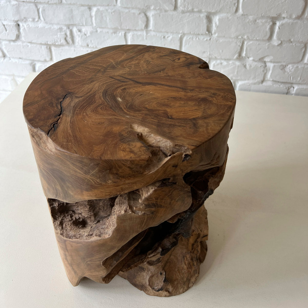 Log Side Stool 2025 #D