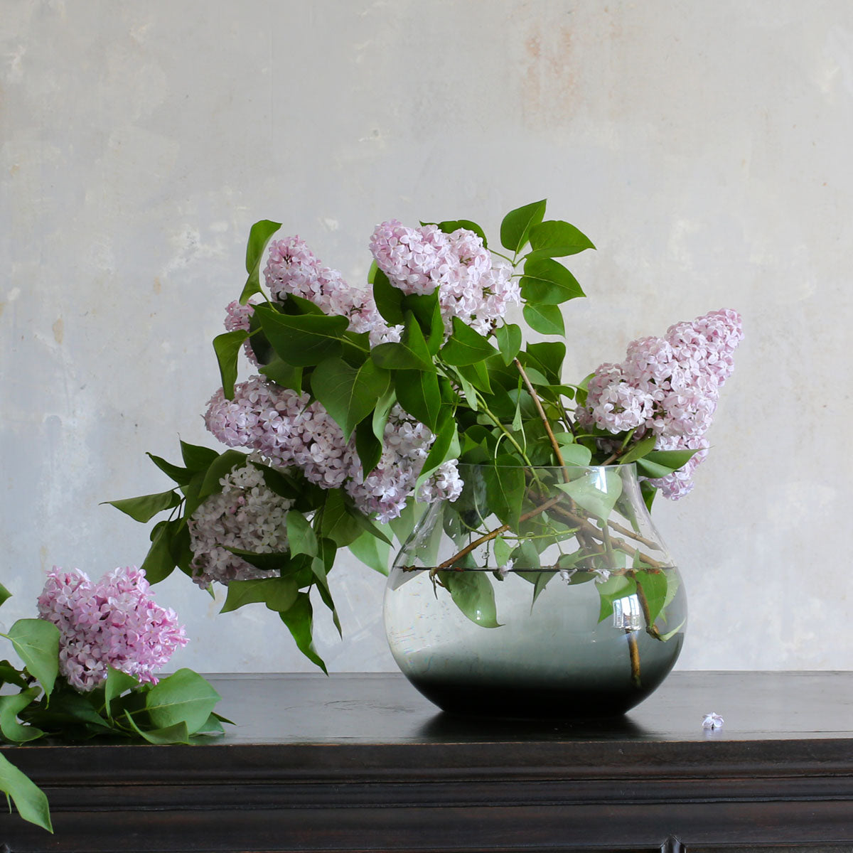RO Collection Flower Vase No23  Smoke Grey