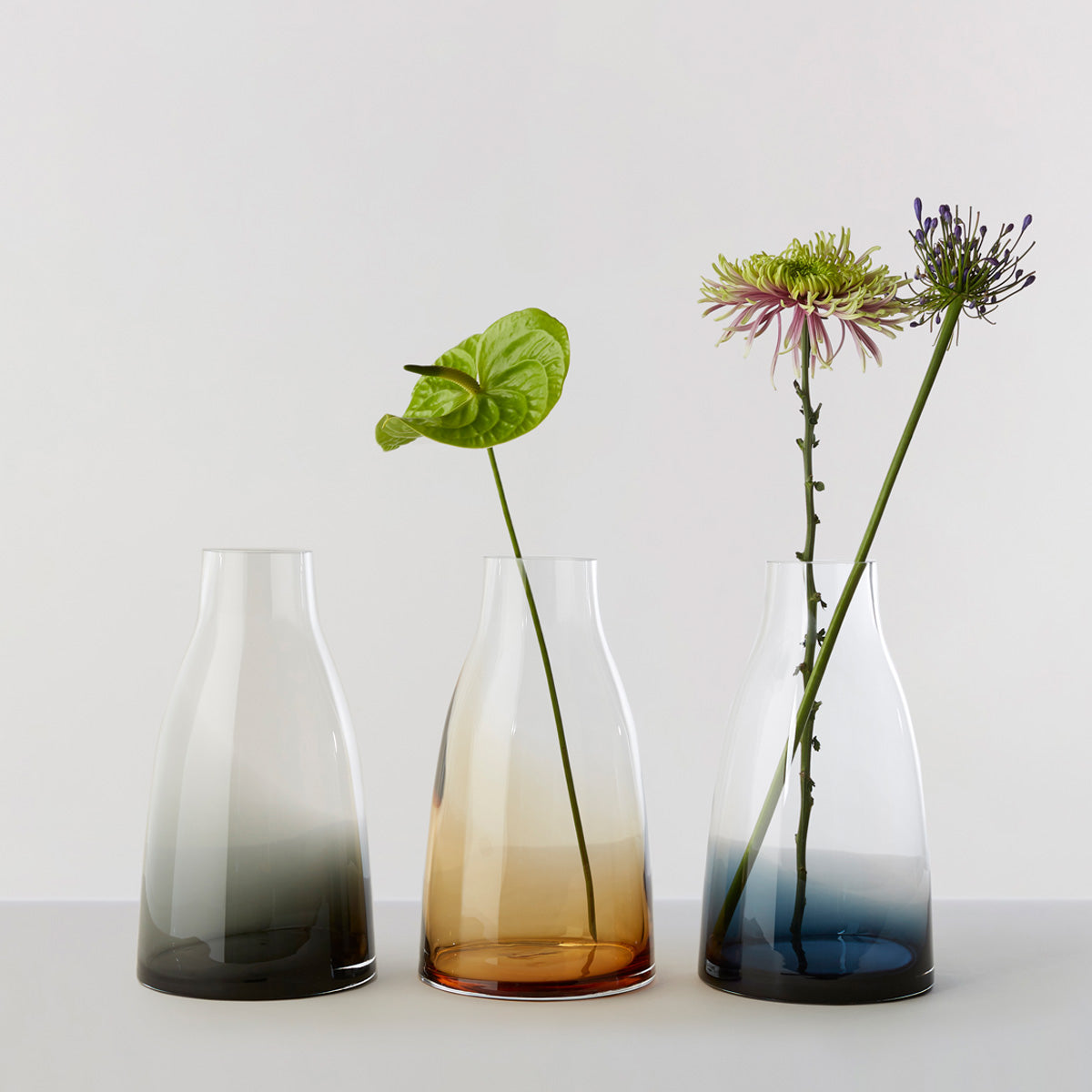 RO Collection Flower Vase No3 Smoke Grey