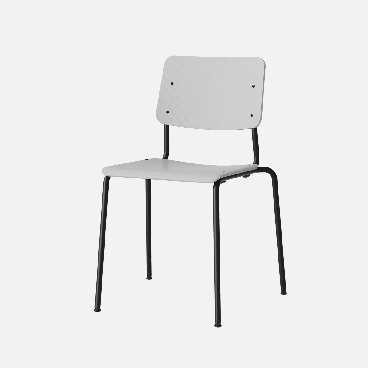 esaila Fore Chair Grey Oak Black Frame