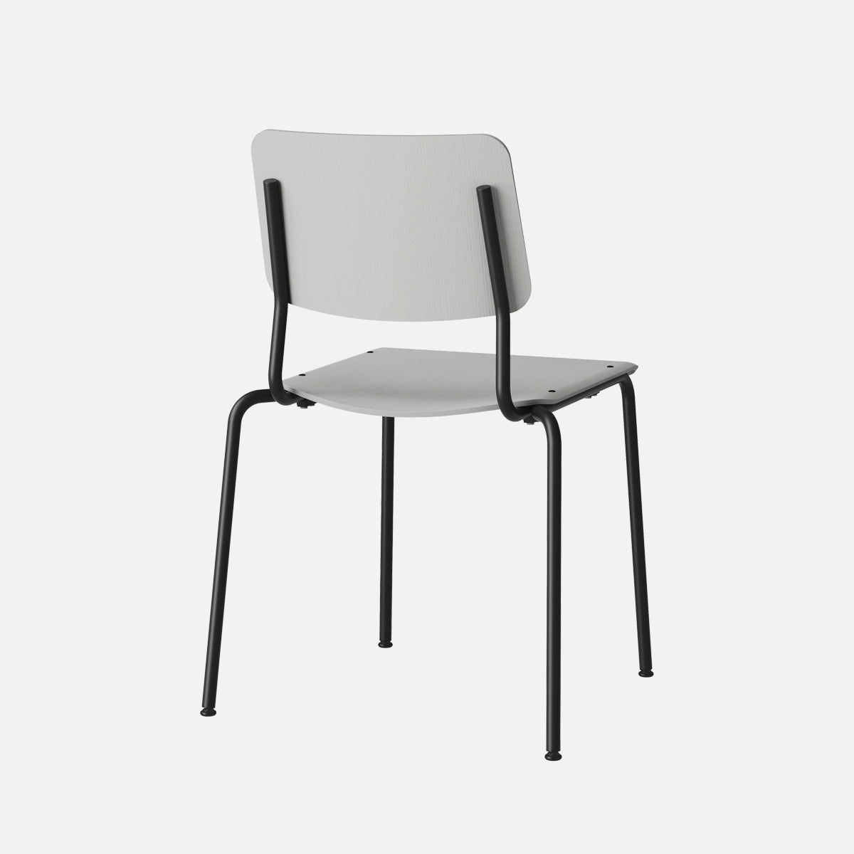 esaila Fore Chair Grey Oak Black Frame