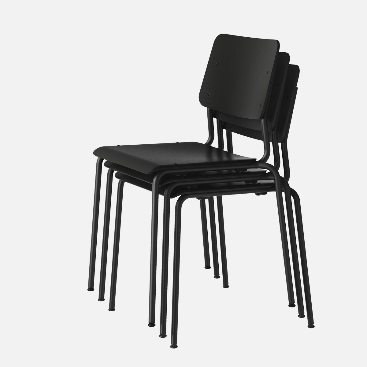 esaila Fore Chair Black Oak Black Frame