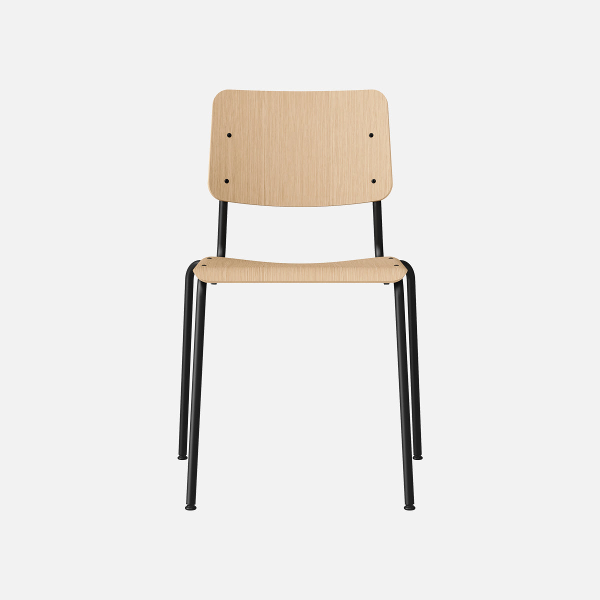esaila Fore Chair Washed Oak Black Frame