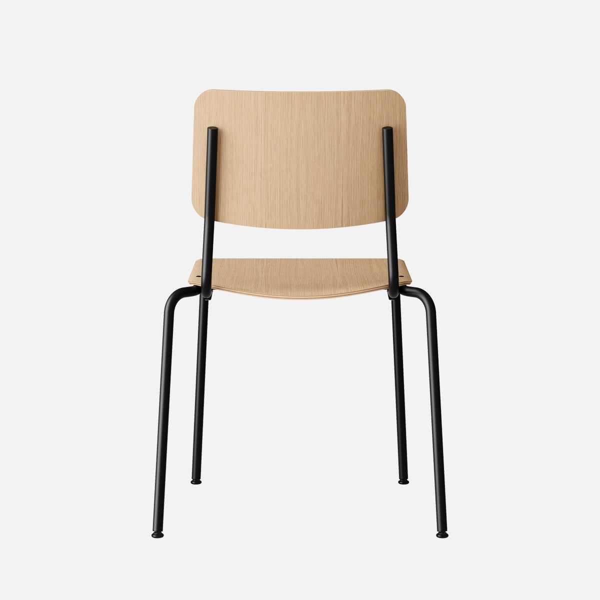 esaila Fore Chair Washed Oak Black Frame