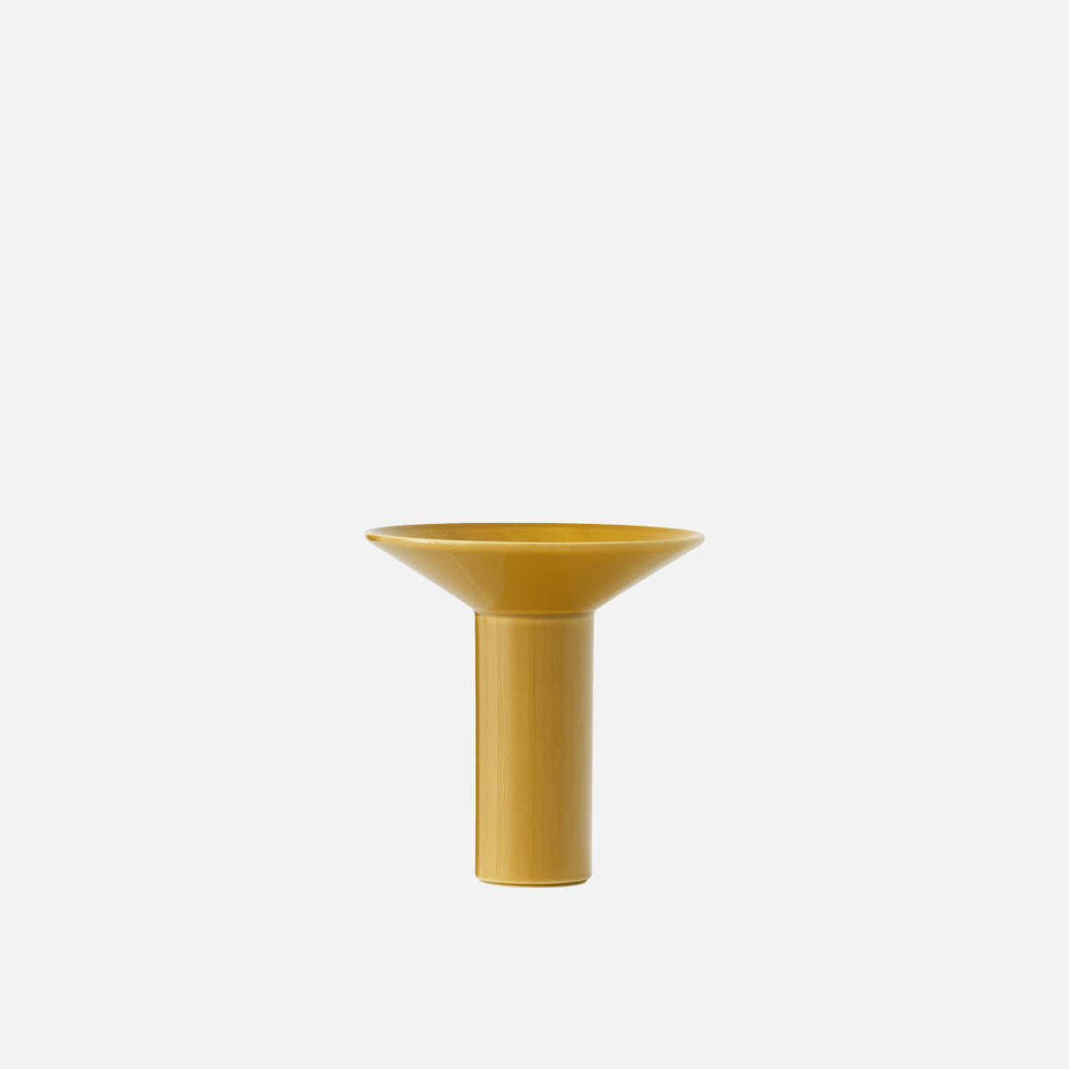 Audo Hana Vase H14.5 Ochre