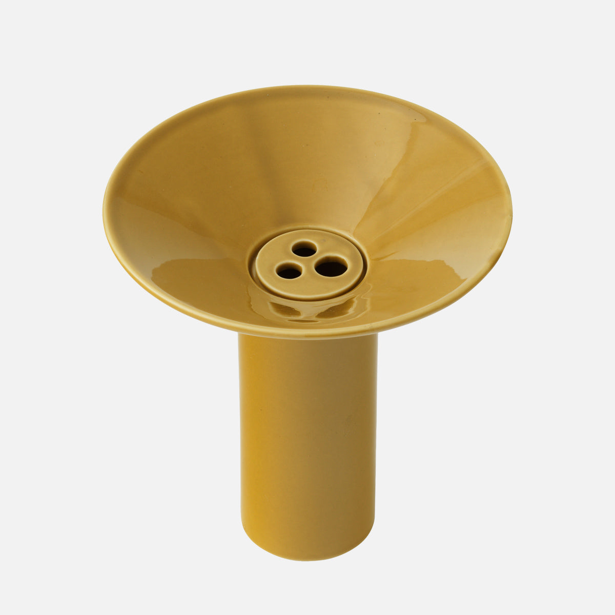 Audo Hana Vase H14.5 Ochre