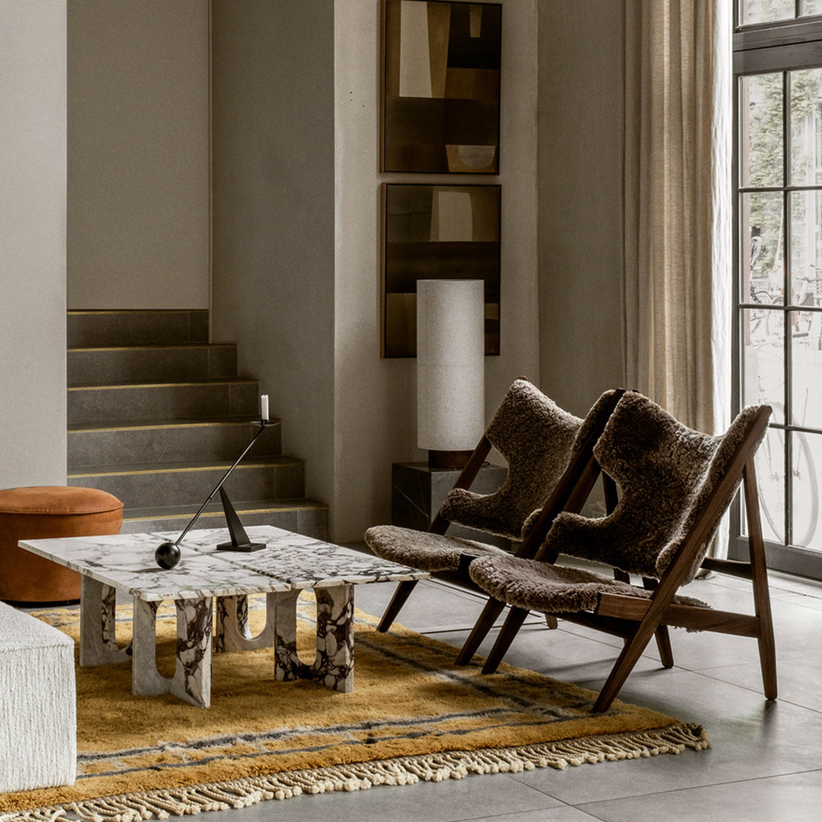 Audo Hashira Floor Lamp White