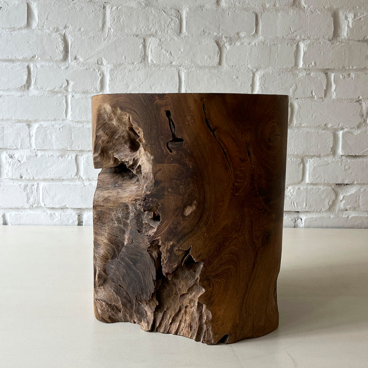 Log Side Stool 2025 #I
