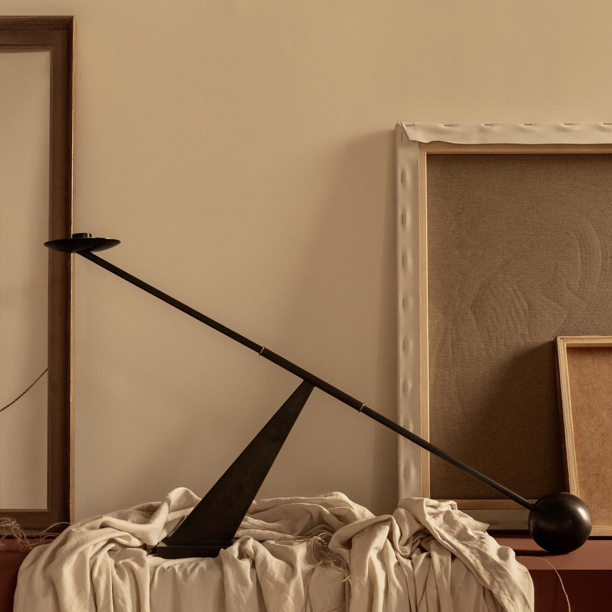 Audo Inteconnect Candle Holder Black
