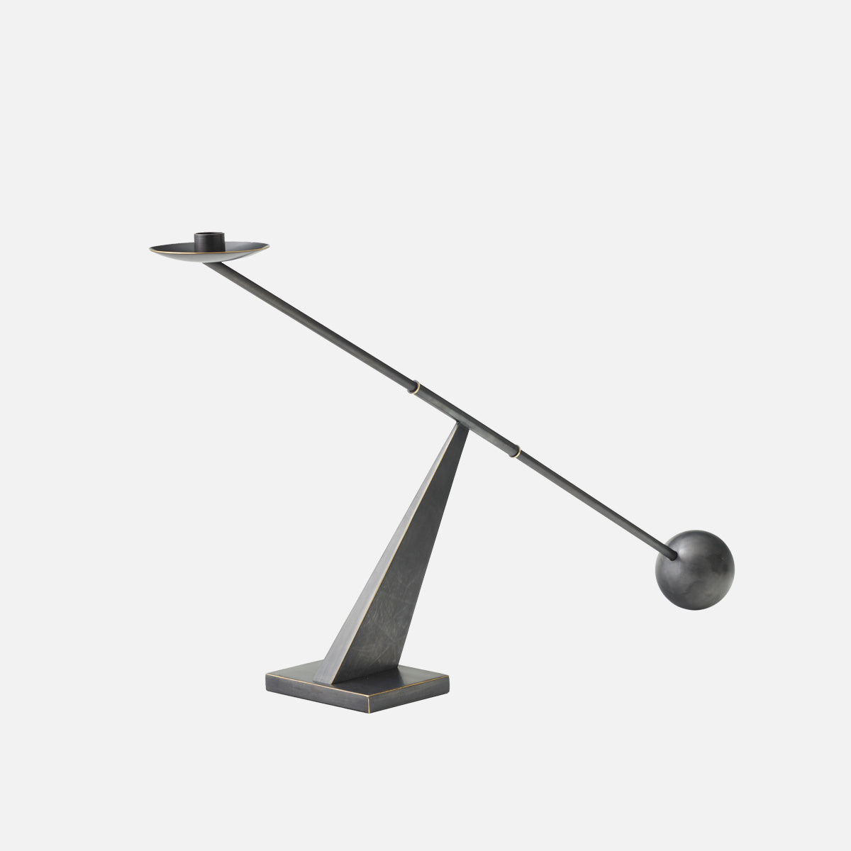 Audo Inteconnect Candle Holder Bronze Brass