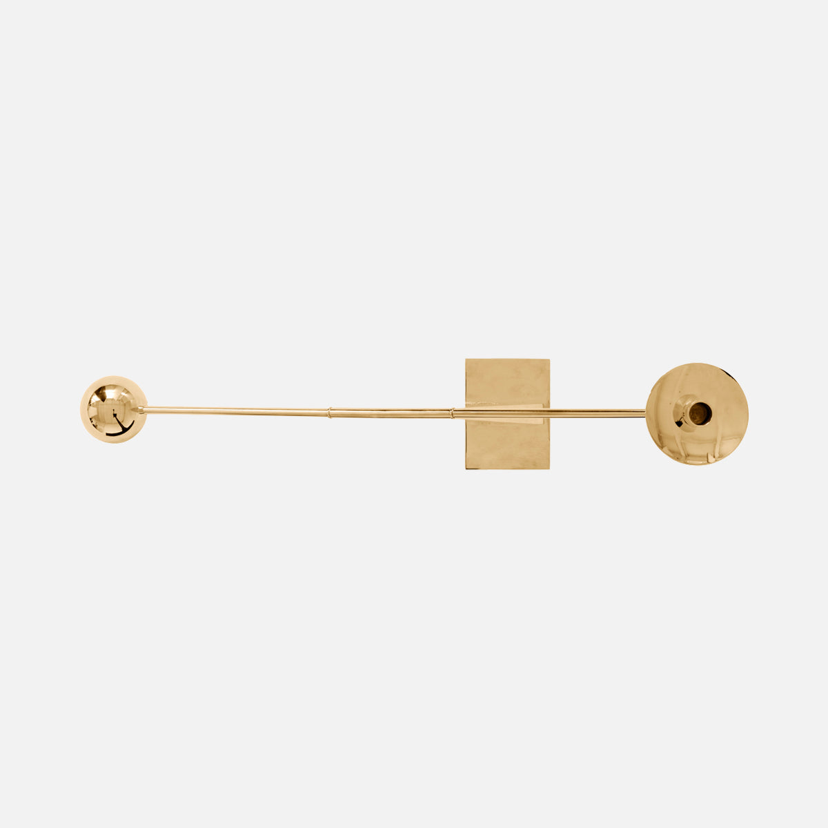 Audo Inteconnect Candle Holder Polish Brass