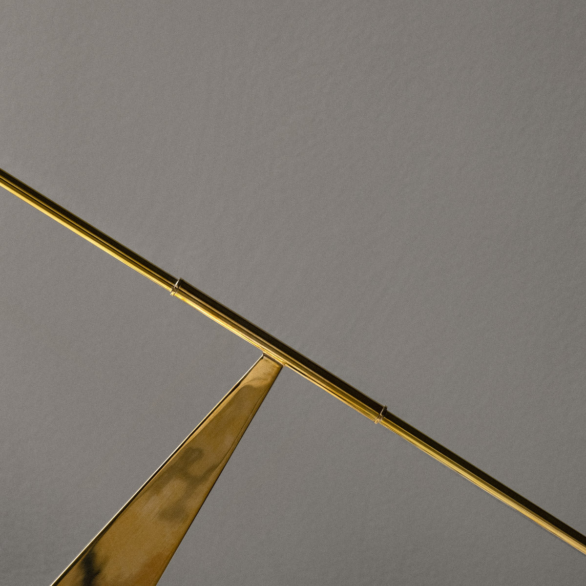Audo Inteconnect Candle Holder Polish Brass