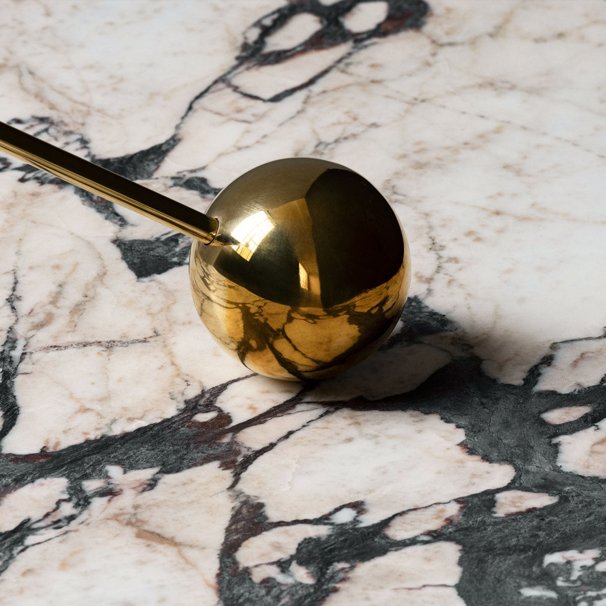 Audo Inteconnect Candle Holder Polish Brass