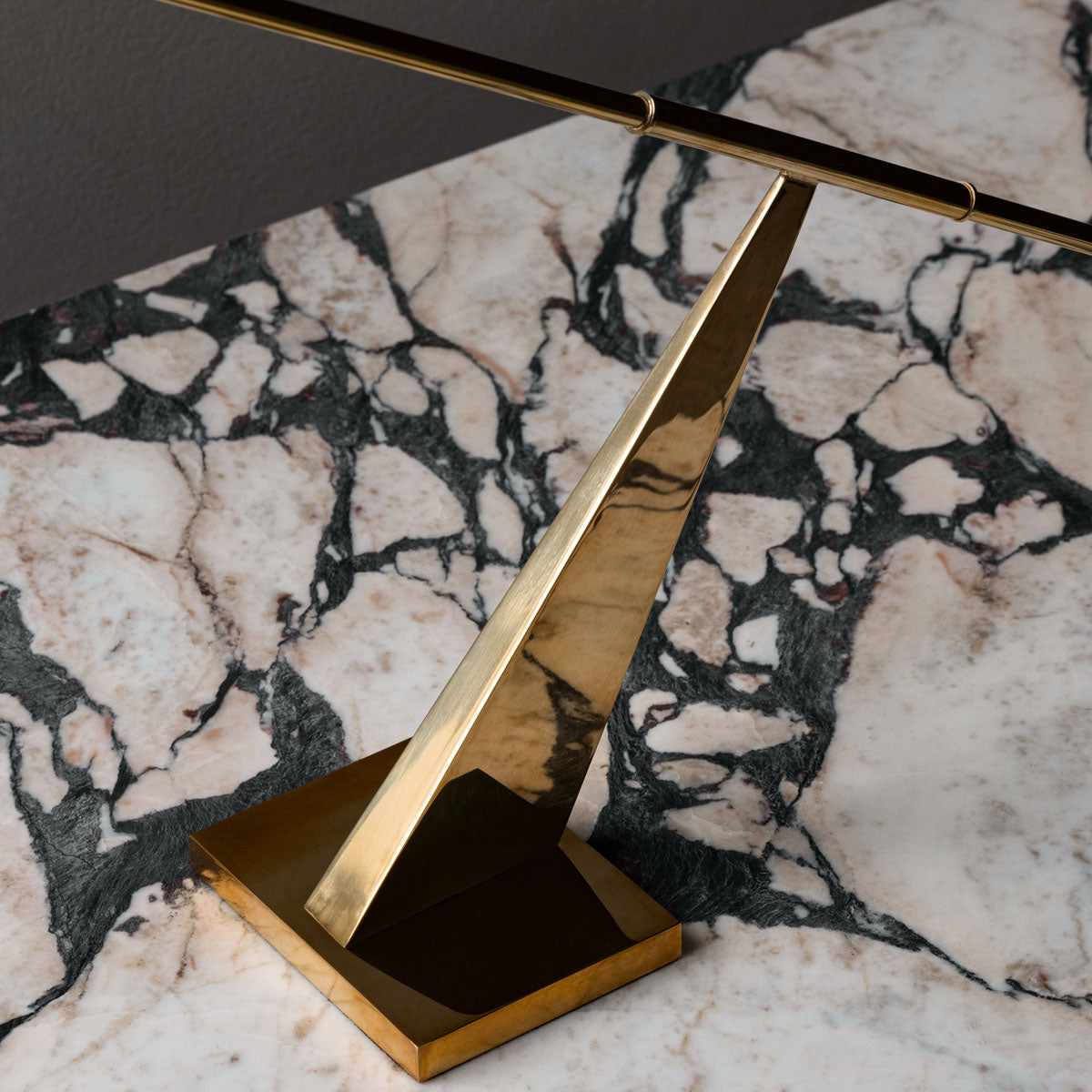 Audo Inteconnect Candle Holder Polish Brass