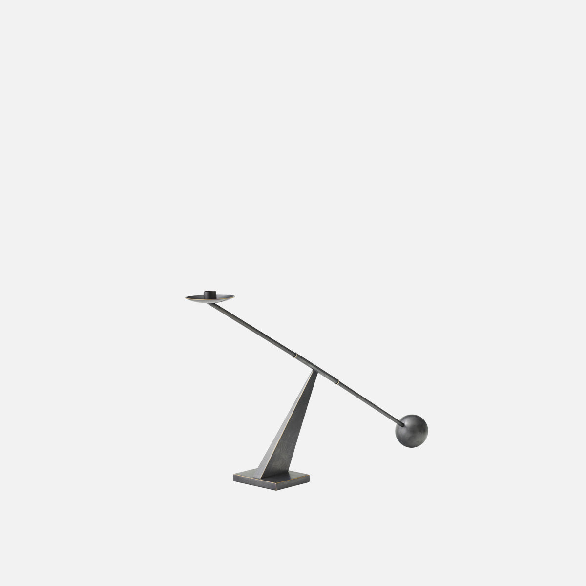 Audo Inteconnect Candle Holder Small Bronze Brass