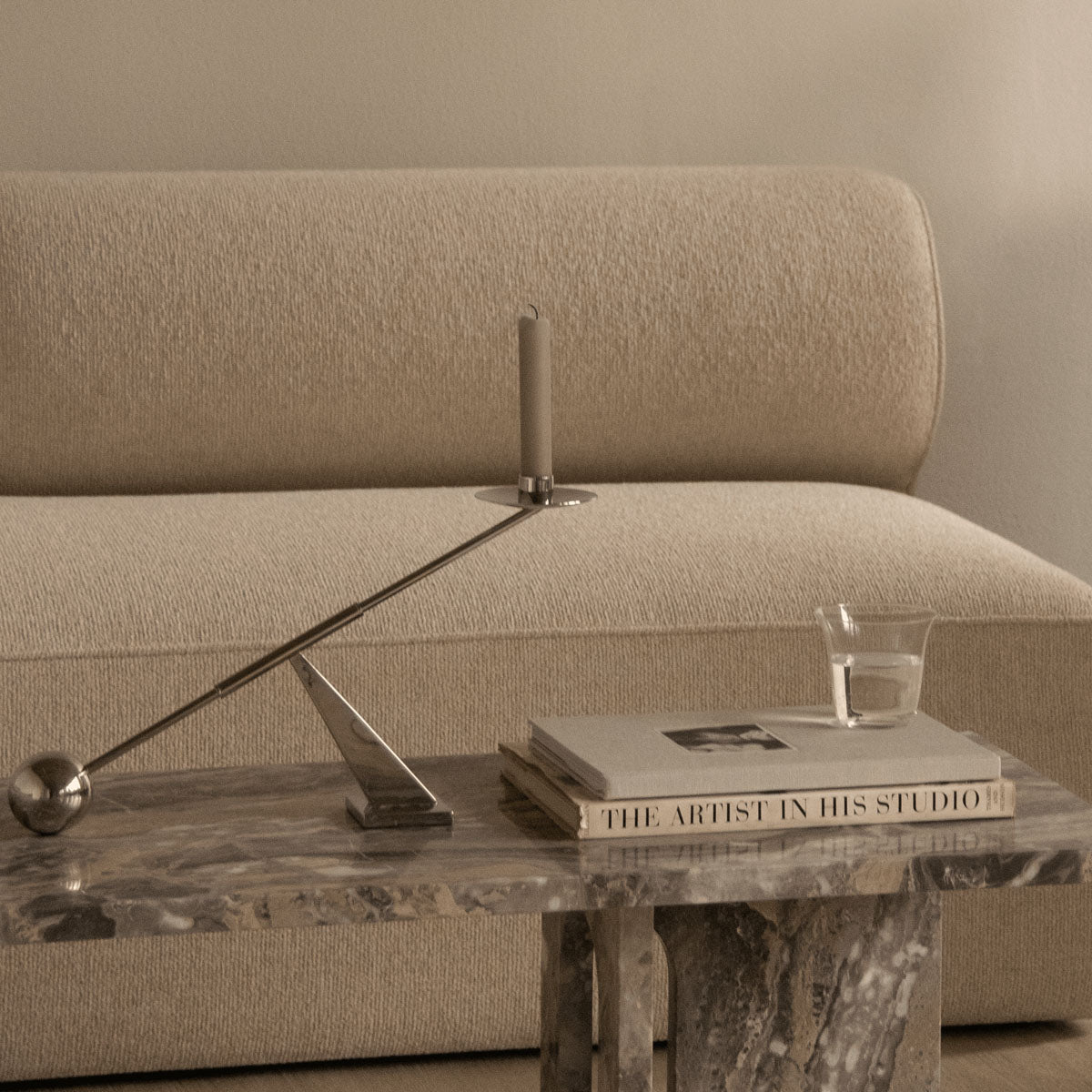 Audo Inteconnect Candle Holder Small Stainless