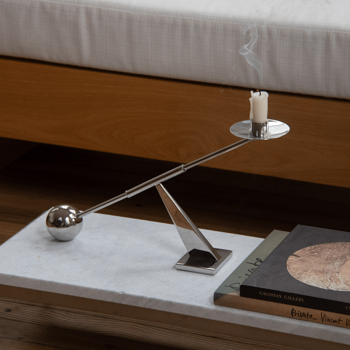 Audo Inteconnect Candle Holder Small Stainless