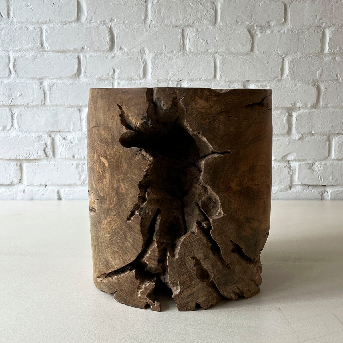 Teak Log Stool 2025 #K チーク ログスツール オブジェ 流木 – D9 STUDIO