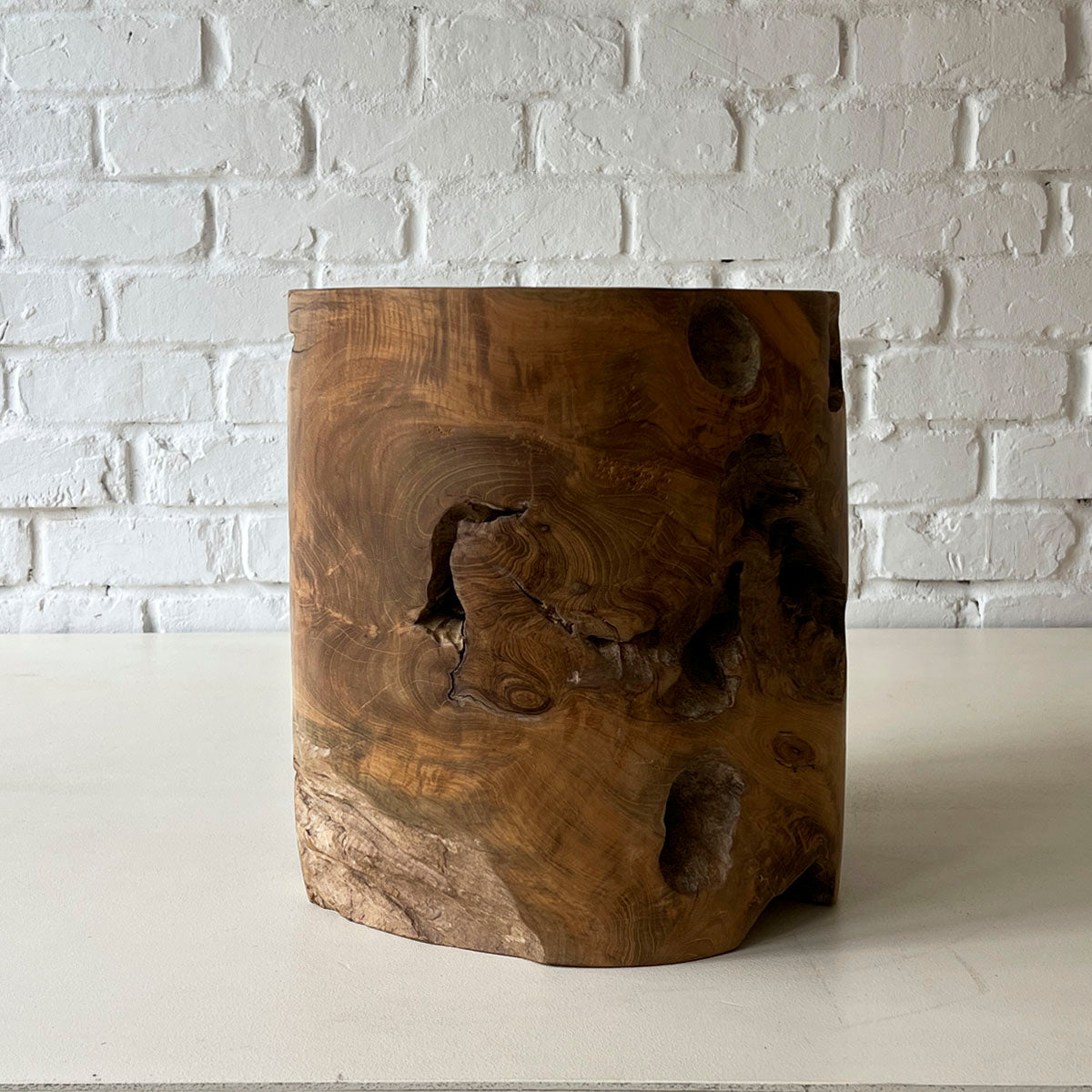 Log Side Stool 2025 #K
