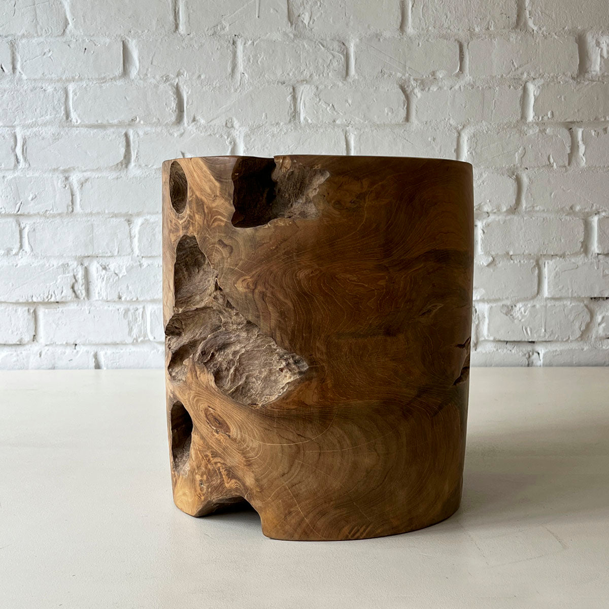 Log Side Stool 2025 #K