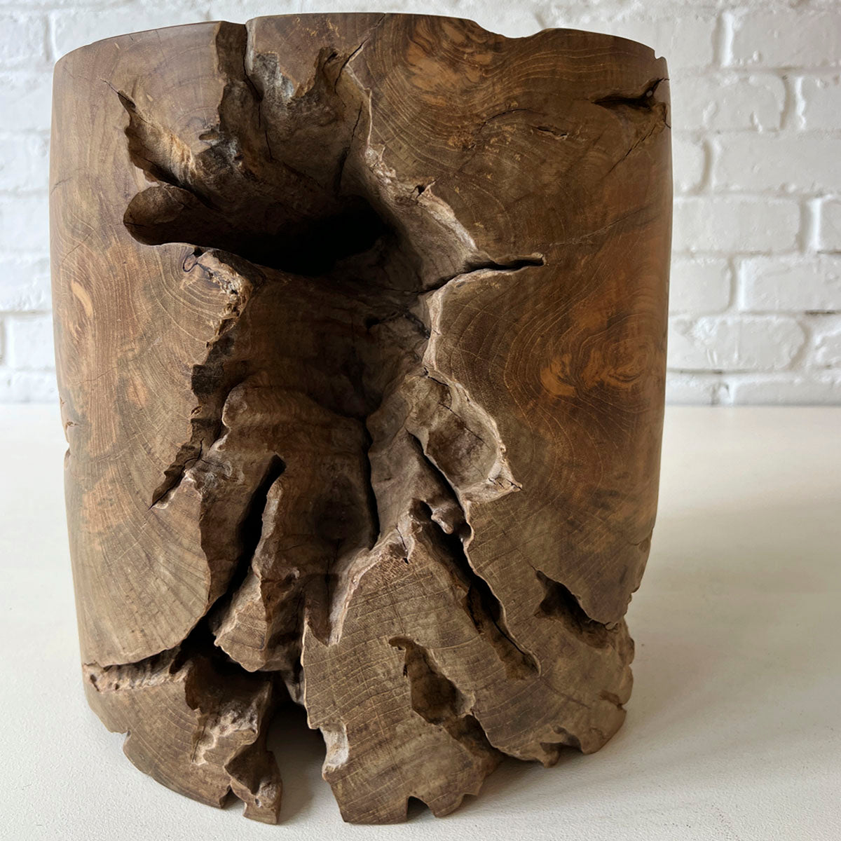 Log Side Stool 2025 #K