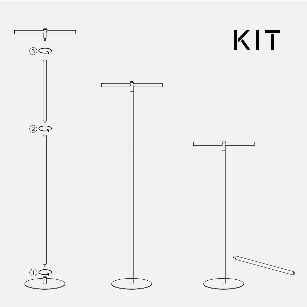 KIT Coat Hanger  HGR-02-LG