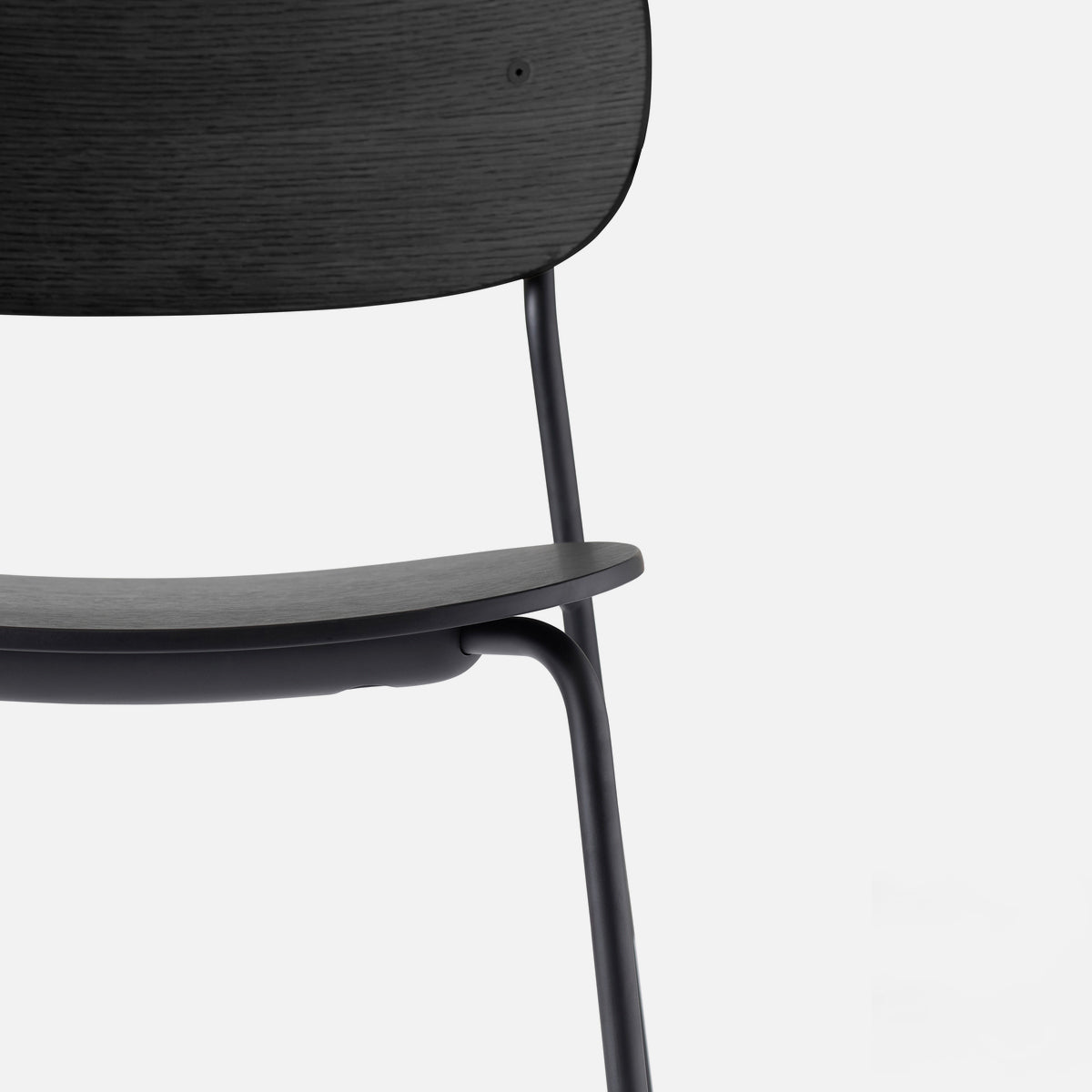 Audo Co Dining Chair Black Oak Black Steel(店頭展示品）