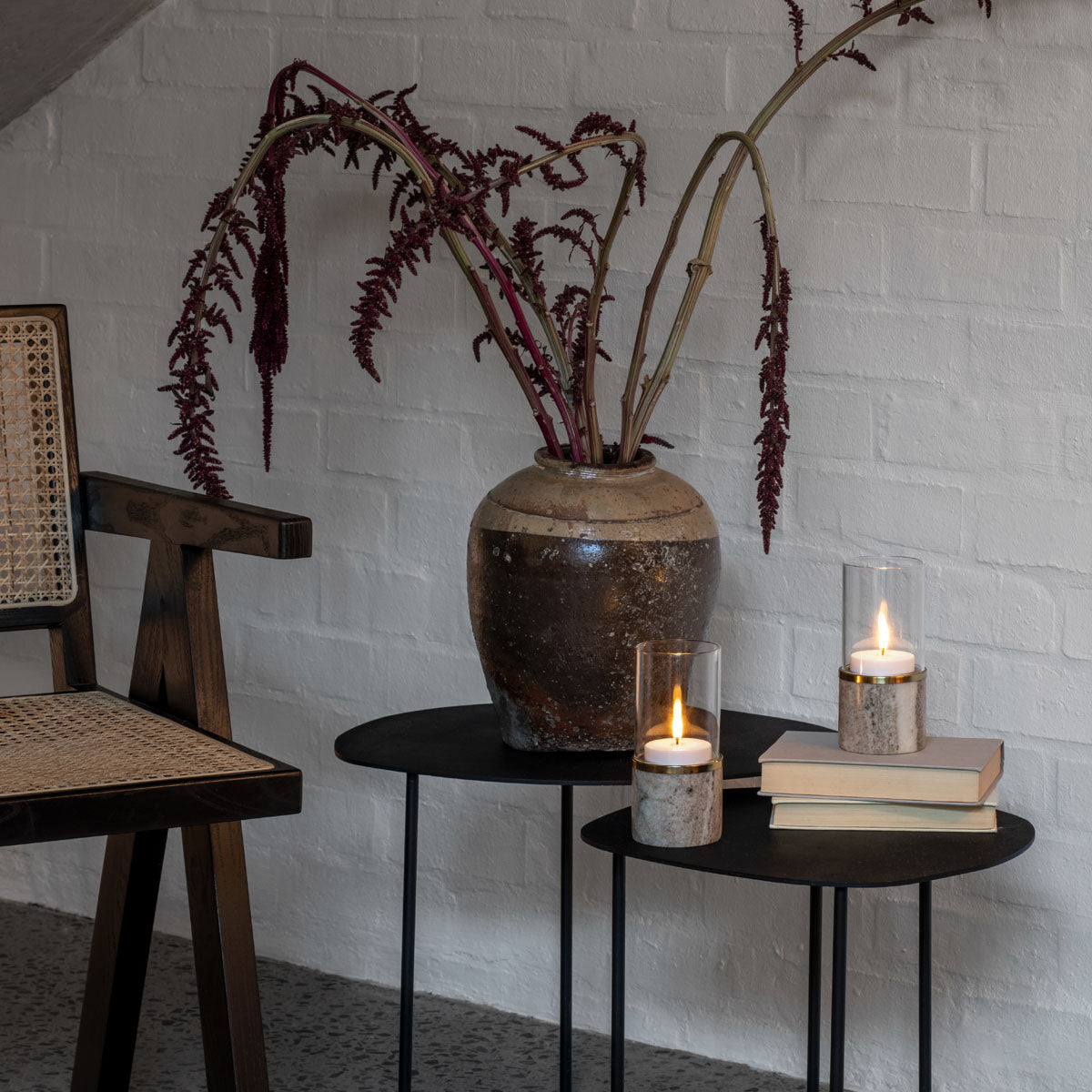 UYUNI Marble Lantern Black