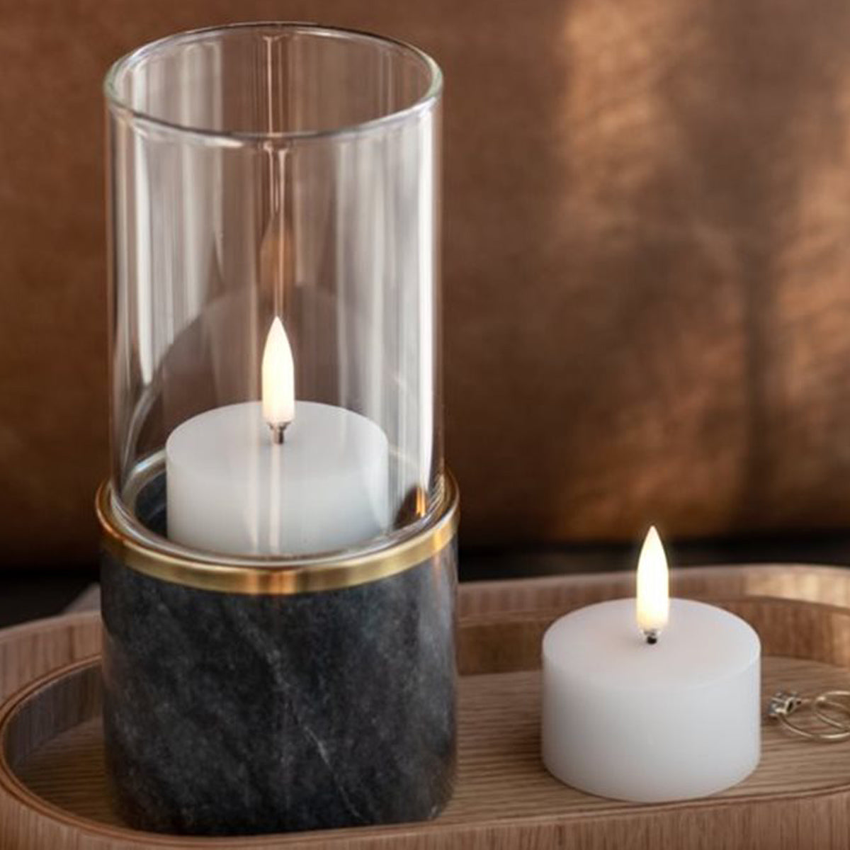 UYUNI Marble Lantern Black