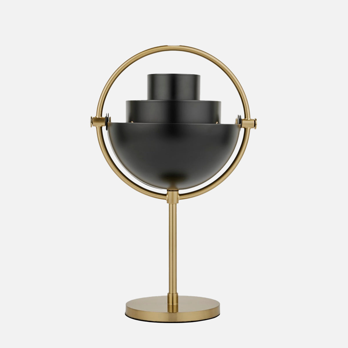GUBI Multi-Lite Portable Lamp  Brass Black