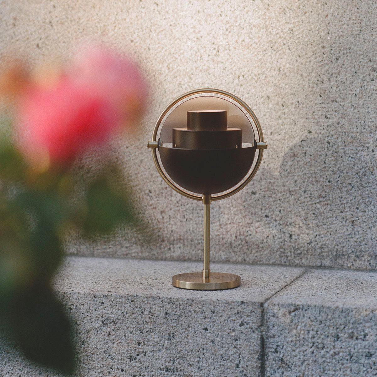 GUBI Multi-Lite Portable Lamp  Brass Black