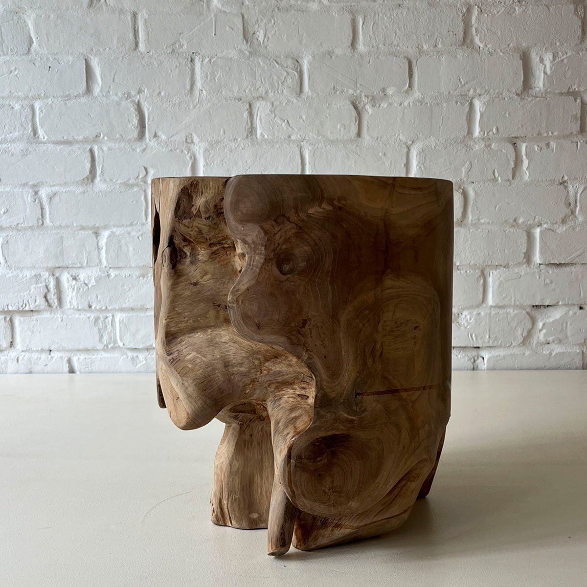 Log Side Stool 2025 #N