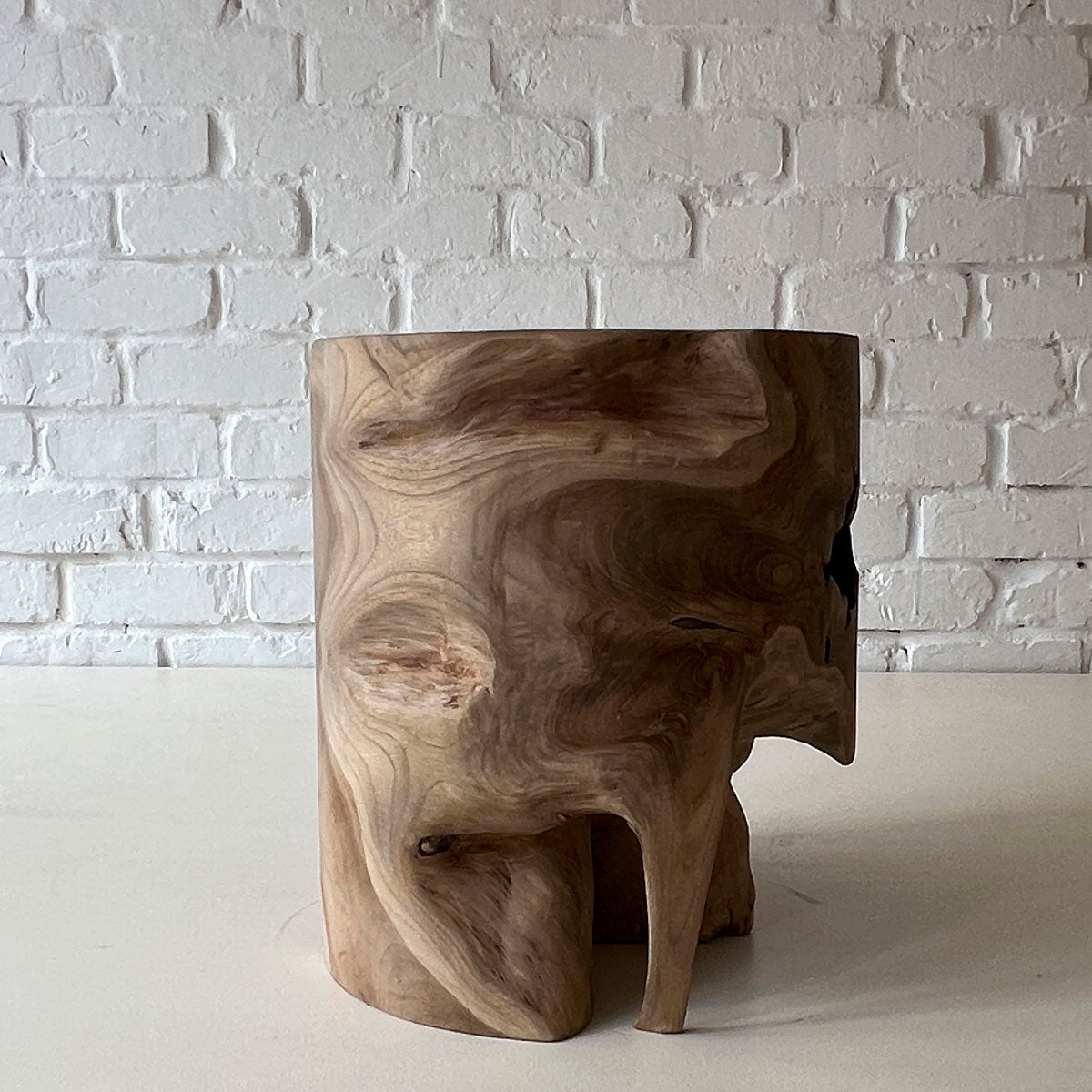Log Side Stool 2025 #N